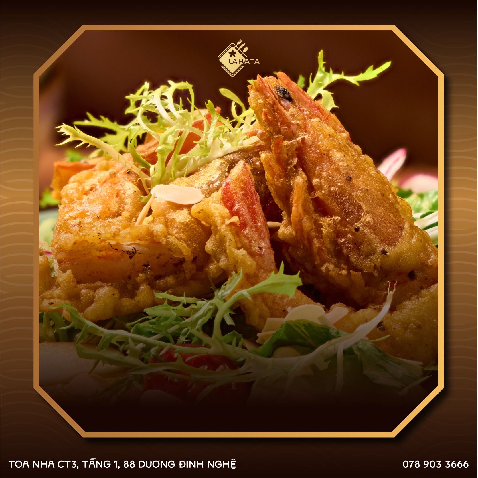 SALAD HOA QUẢ TÔM UYÊN ƯƠNG – TINH HOA TỪ SỰ HÒA QUYỆN