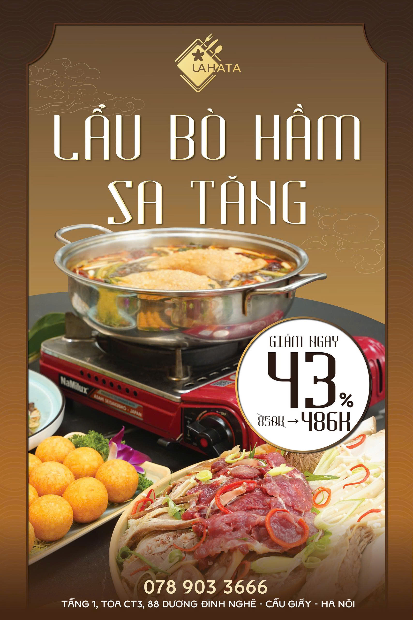 LẨU BÒ SA TĂNG – GIẢM 43%, DEAL NGON GIÁ HỜI DÀNH RIÊNG CHO BẠN