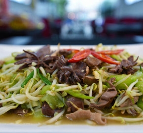 Vịt trời - Lòng xào mướp giá 