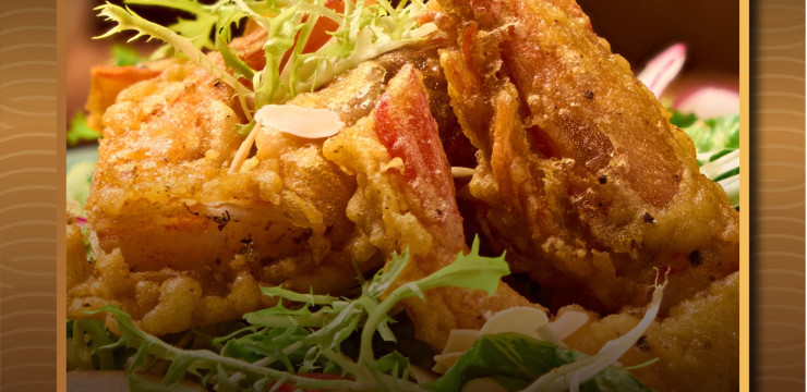 SALAD HOA QUẢ TÔM UYÊN ƯƠNG – TINH HOA TỪ SỰ HÒA QUYỆN